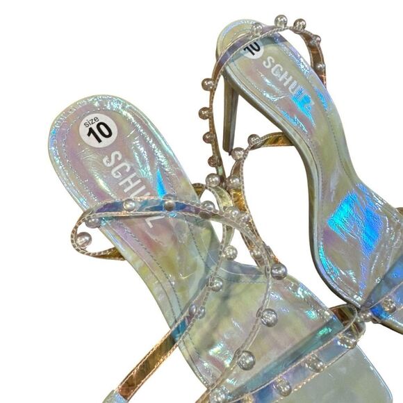 Revolve Schutz PIETRA VINYL SANDAL in Rainbow - Picture 7 of 10